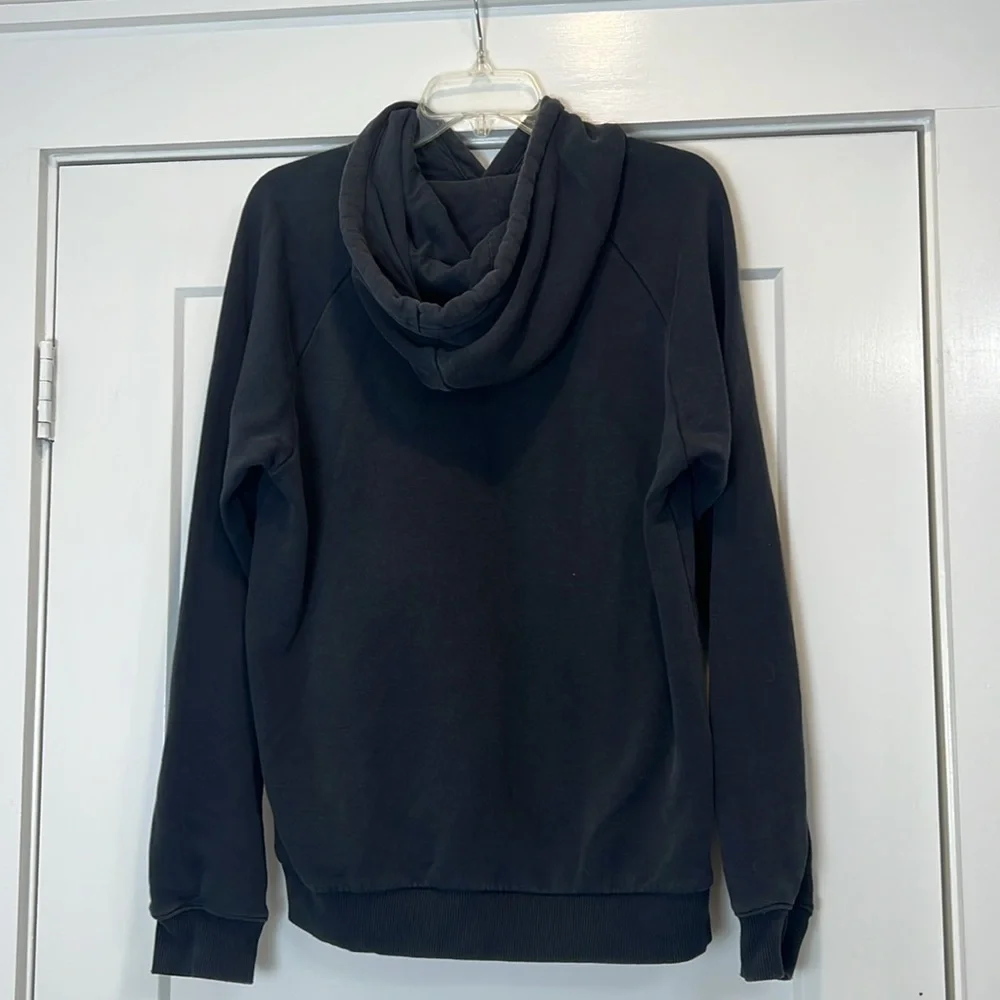 Adidas Men's Black and White Trefoil Hoodie size medium.